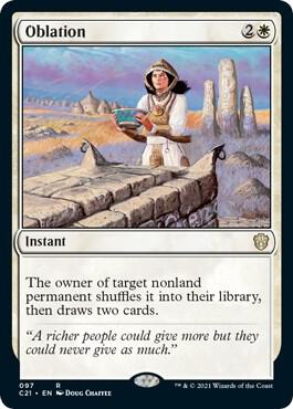 Oblation card from Commander 2021