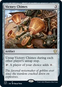 Victory Chimes card from Commander 2021