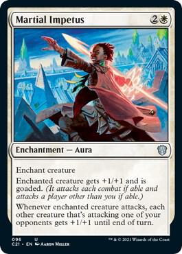 Martial Impetus card from Commander 2021
