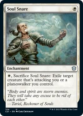 Soul Snare card from Commander 2021