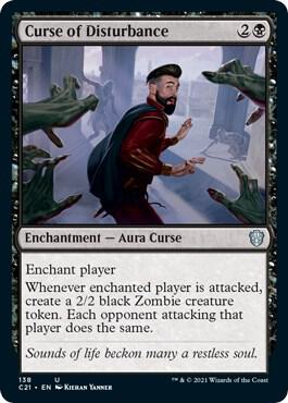 Curse of Disturbance card from Commander 2021