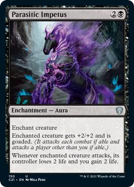 Parasitic Impetus card from Commander 2021