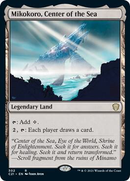 Mikokoro, Center of the Sea card from Commander 2021