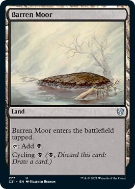 Barren Moor card from Commander 2021