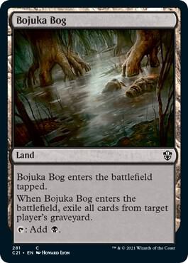 Bojuka Bog card from Commander 2021