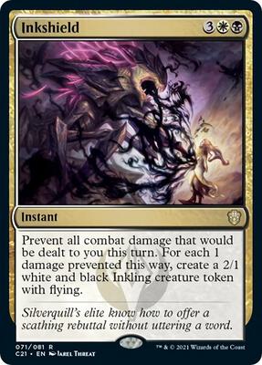 Inkshield card from Commander 2021