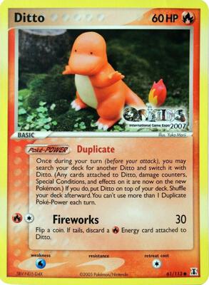 Ditto - 61/113 (Origins International Game Expo 2007) card from Nintendo Promos