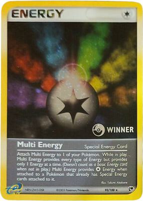 Multi Energy (Special) - 93/100 [Winner] card from League & Championship Cards