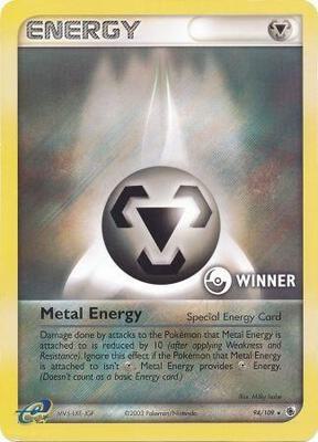 Metal Energy (Special) - 94/109 [Winner] card from League & Championship Cards