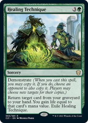 Healing Technique card from Commander 2021