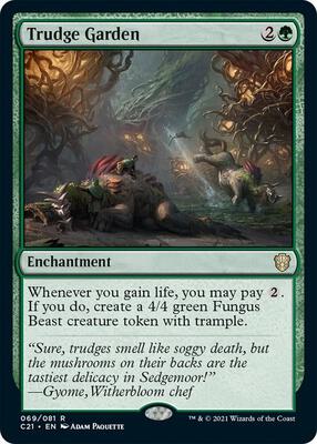 Trudge Garden card from Commander 2021