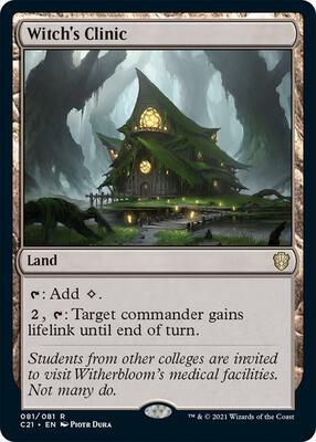 Witch's Clinic card from Commander 2021