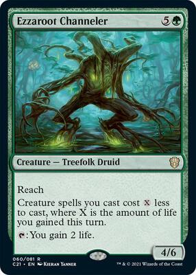 Ezzaroot Channeler card from Commander 2021