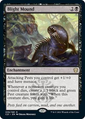 Blight Mound card from Commander 2021