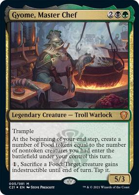 Gyome, Master Chef card from Commander 2021