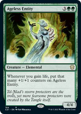 Ageless Entity card from Commander 2021