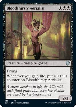 Bloodthirsty Aerialist card from Commander 2021