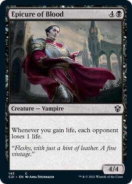 Epicure of Blood card from Commander 2021