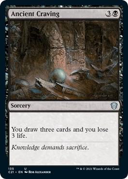 Ancient Craving card from Commander 2021