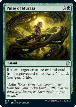 Pulse of Murasa card from Commander 2021