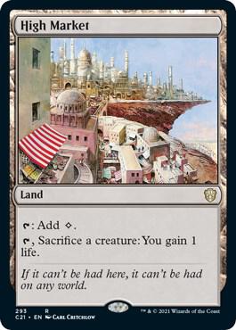 High Market card from Commander 2021