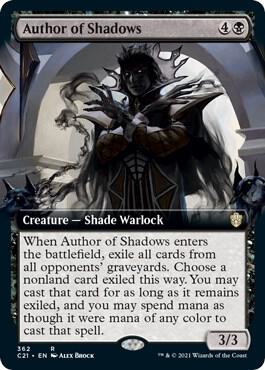Author of Shadows (Extended Art) card from Commander 2021