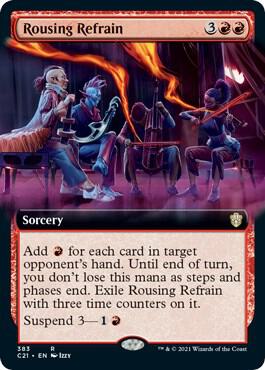 Rousing Refrain (Extended Art) card from Commander 2021