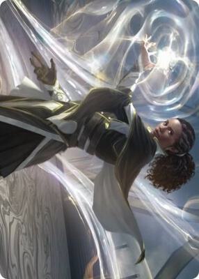 Clever Lumimancer Art Card card from Art Series: Strixhaven