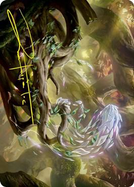 Emergent Sequence Art Card (Gold-Stamped Signature) card from Art Series: Strixhaven