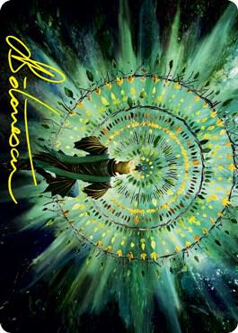 Verdant Mastery Art Card (Gold-Stamped Signature) card from Art Series: Strixhaven