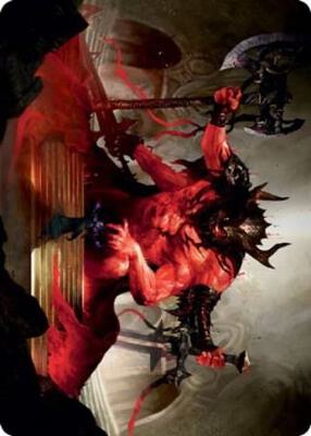 Awaken the Blood Avatar Art Card card from Art Series: Strixhaven