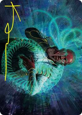 Biomathematician Art Card (Gold-Stamped Signature) card from Art Series: Strixhaven