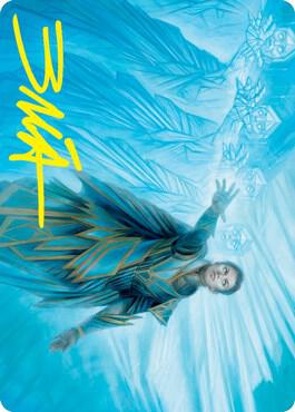 Echoing Equation Art Card (Gold-Stamped Signature) card from Art Series: Strixhaven
