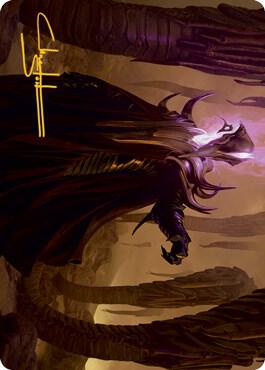 Extus, Oriq Overlord Art Card (Gold-Stamped Signature) card from Art Series: Strixhaven