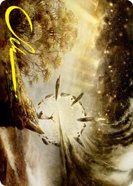 Harness Infinity Art Card (Gold-Stamped Signature) card from Art Series: Strixhaven