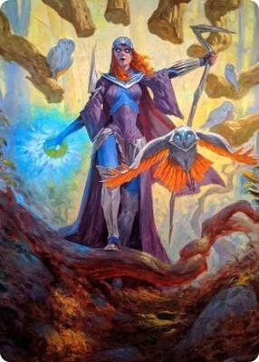 Kasmina, Enigma Sage Art Card card from Art Series: Strixhaven