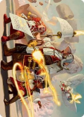 Lorehold Command Art Card card from Art Series: Strixhaven