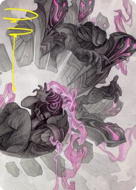 Rise of Extus Art Card (Gold-Stamped Signature) card from Art Series: Strixhaven