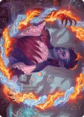 Rootha, Mercurial Artist Art Card card from Art Series: Strixhaven