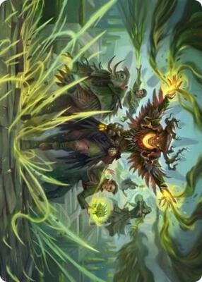 Witherbloom Command Art Card card from Art Series: Strixhaven