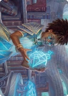 Zimone, Quandrix Prodigy Art Card card from Art Series: Strixhaven