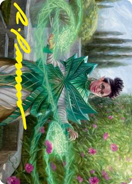 Kianne, Dean of Substance Art Card (Gold-Stamped Signature) card from Art Series: Strixhaven