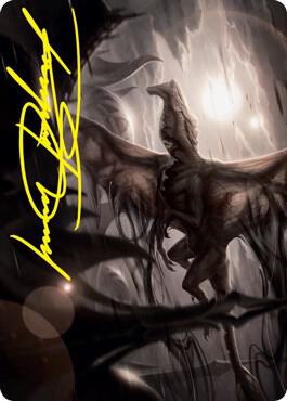 Shadrix Silverquill Art Card (Gold-Stamped Signature) card from Art Series: Strixhaven