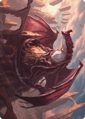 Velomachus Lorehold Art Card card from Art Series: Strixhaven