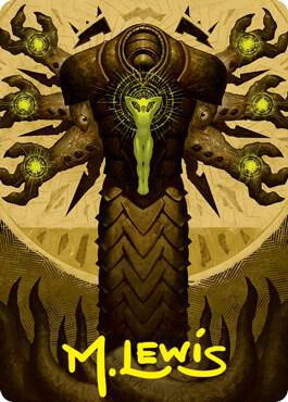 Inquisition of Kozilek Art Card (Gold-Stamped Signature) card from Art Series: Strixhaven