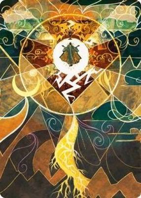 Lightning Bolt Art Card card from Art Series: Strixhaven