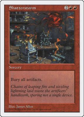 Shatterstorm card from Fifth Edition