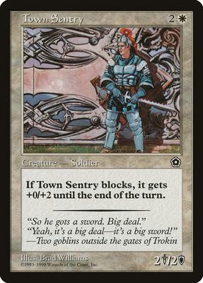 Town Sentry card from Portal Second Age