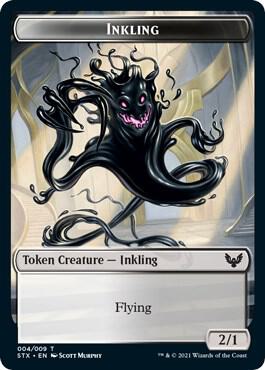 Inkling (4) // Pest (5) Double-Sided Token card from Strixhaven: School of Mages