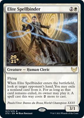Elite Spellbinder card from Prerelease Cards